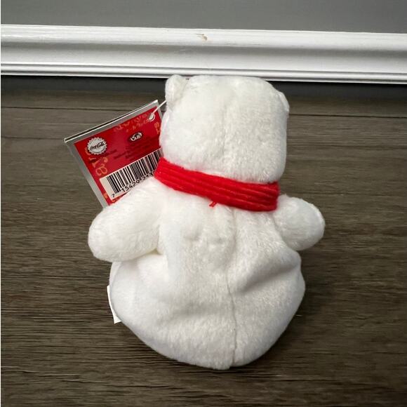 Coca-Cola Polar Bear With Scarf W/ Hang Tag - Picture 3 of 6